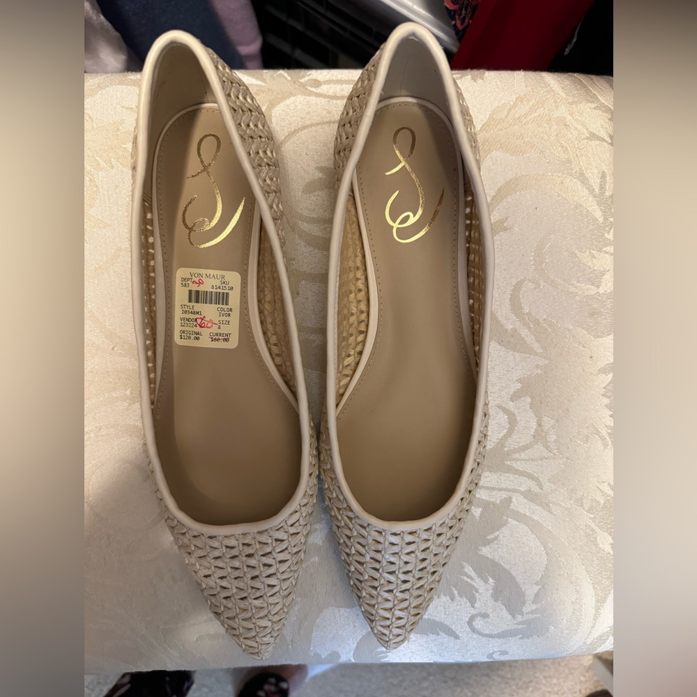 Sam Edelman Pointed Toe Flats; NWOT